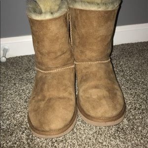 Brown Bailey Bow UGGs